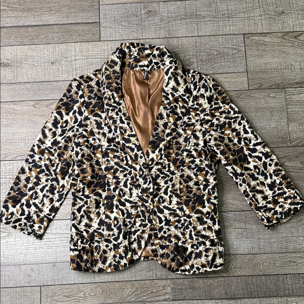 Ambition Leopard Print Blazer